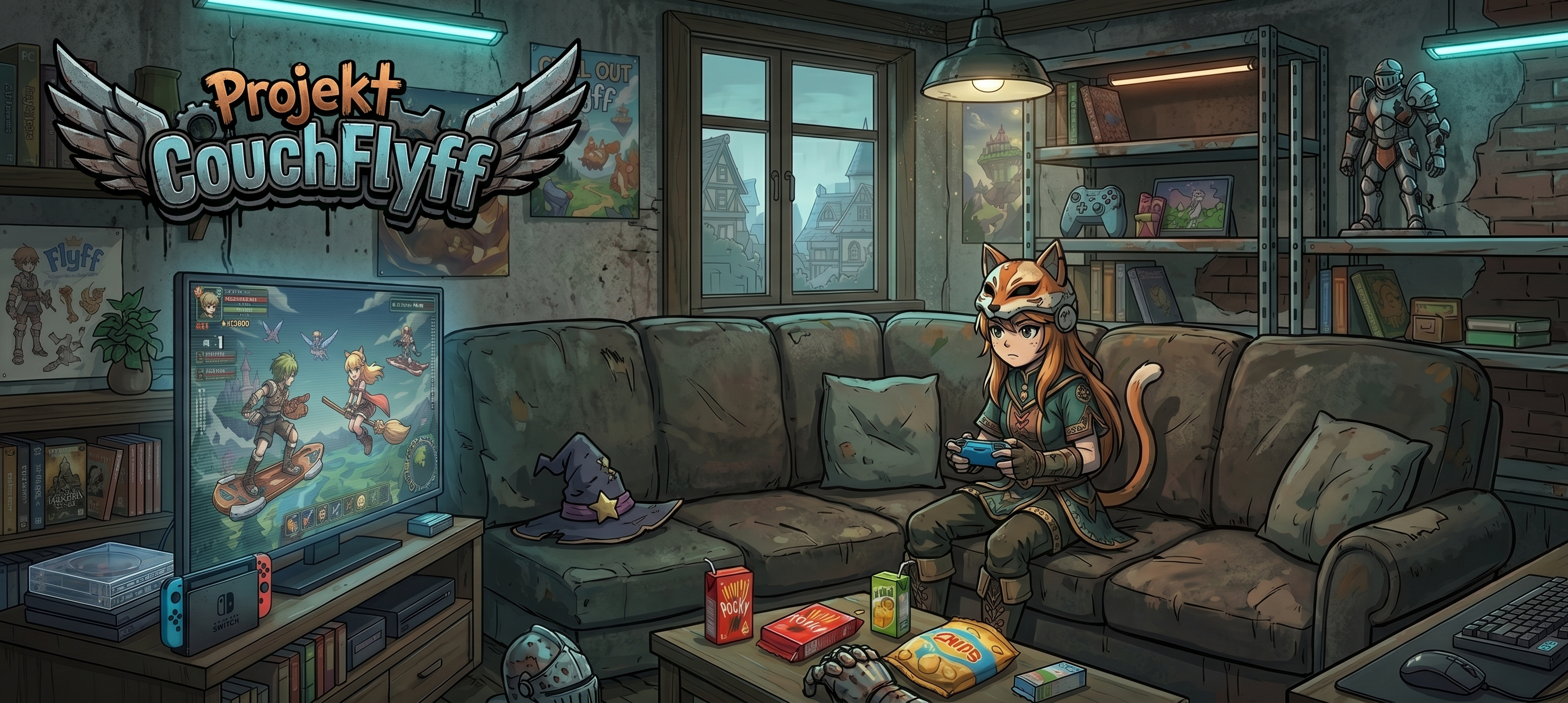 Projekt CouchFlyff – gemütlich Flyff am Fernseher mit Gamepad